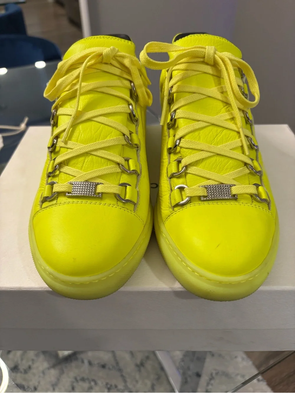 Balenciaga Arena Sneakers Neon - Size 39